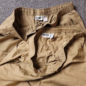 LOT OF 2 KingSize Pants Mens 1XB XL B x38  Big Tall Tan Beige Chino Khaki Cotton